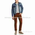 Men's Classic Denim Jacket, Factory Price, Sample Lead Time of 5 Days, OEM and ODM Orders Welcomed